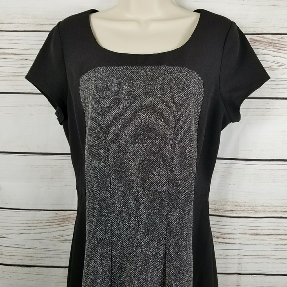 WHBM | Tweed Color Block Midi Dress - Picture 4 of 8